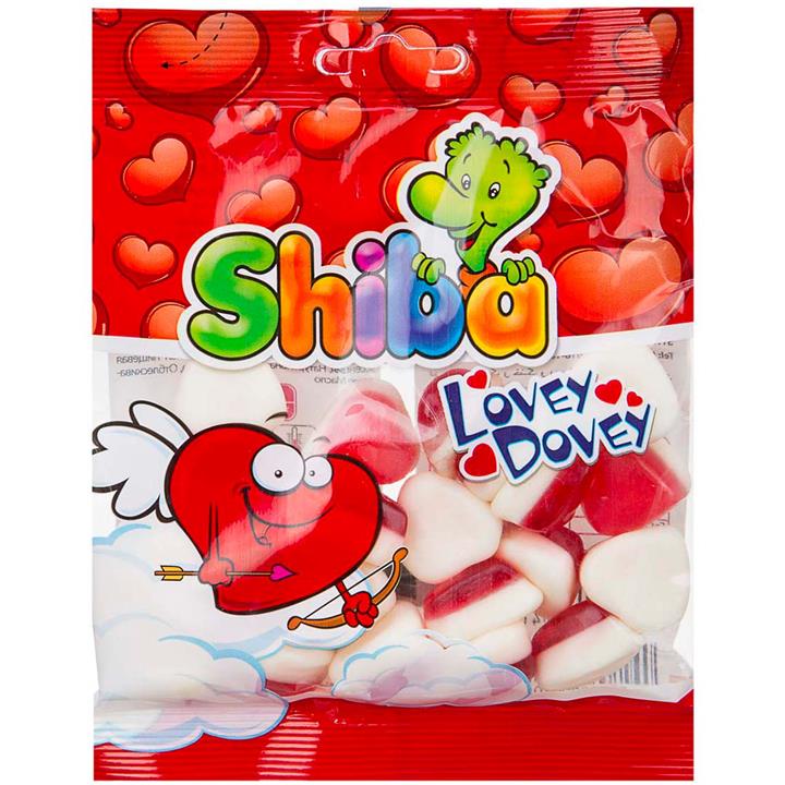 پاستیل میوه ای قلبی شیبا 90 گرمی